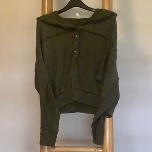 Free People Windy Meadow Hoodie size S